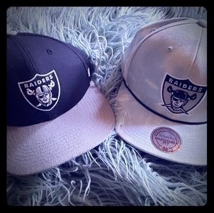 SOLD!! Raider snap backs